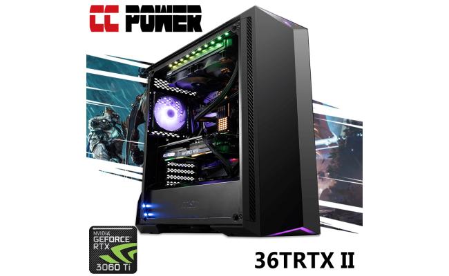 CC Power 36TRTX II Gaming PC NEW 12Gen Intel Core i7 K-Series w/ RTX 3060 TI Liqiued Cooled